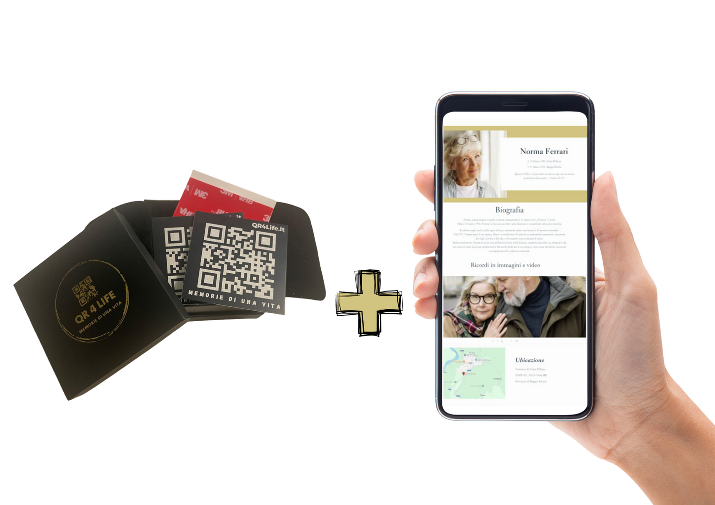 Pagina personalizzata +QRCode